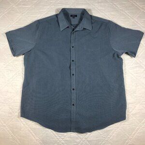 Croft & Barrow Blue short sleeve dress shirt XXL‎